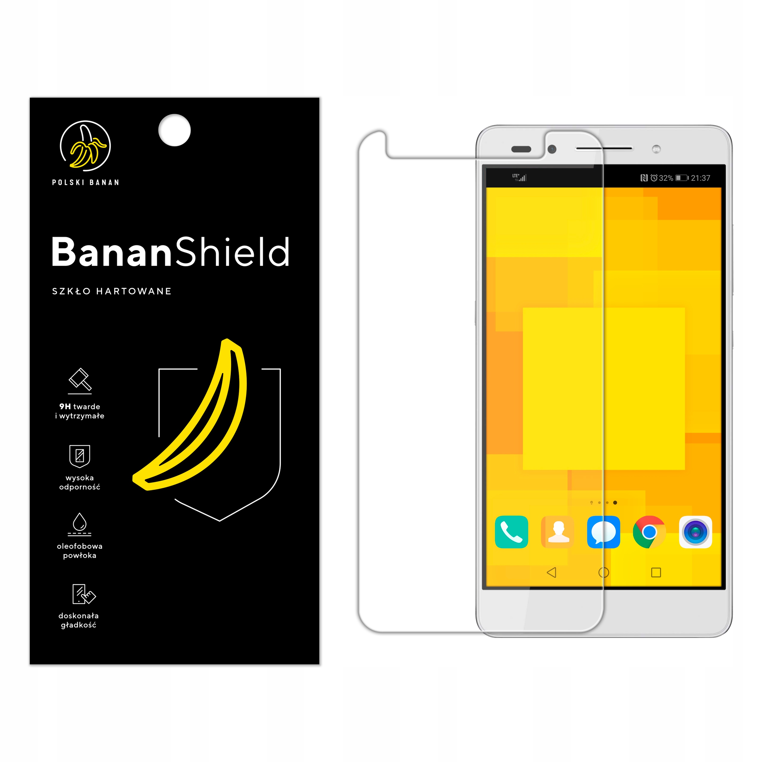 

Szkło Hartowane Polski Banan 9H do Huawei Honor 7