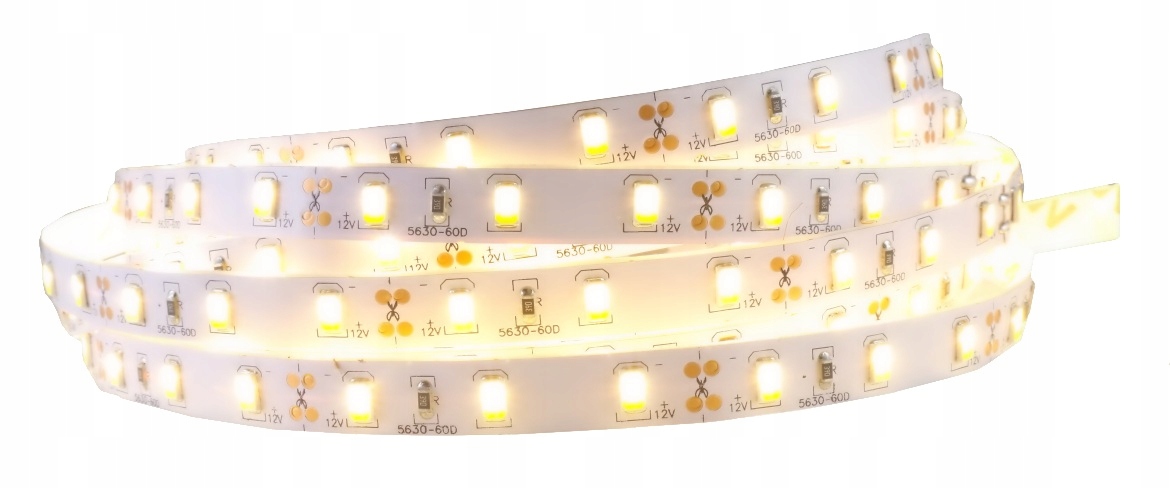 

Taśma Led 5630 300LED Smd IP20 12V Ciepła 0.5m