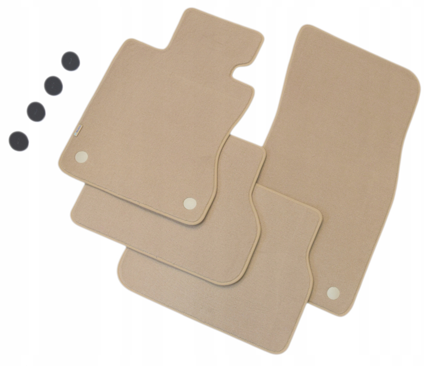 BMW E61 Kombi 04 10 RZEPY Dywaniki weluroweBEZ LUX