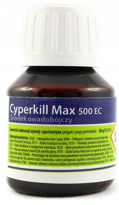 

Cyperkill Max 500EC owadobójczy 50ml stonka mszyca
