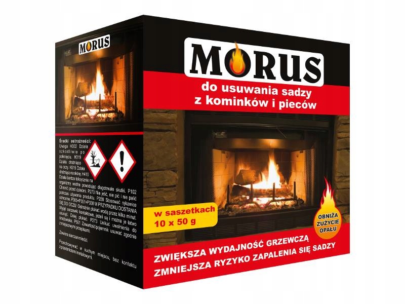 

Morus proszek 500g do pieców kominków sadza sadzy