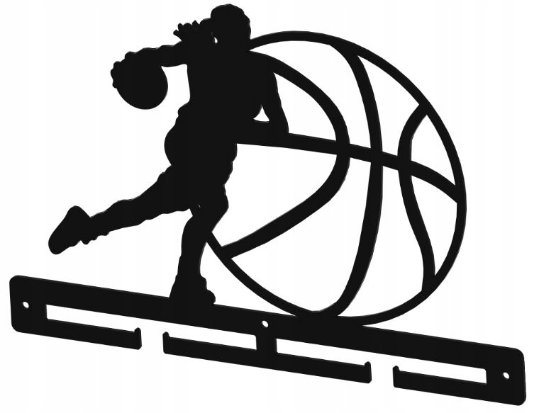 Wieszak na medale - KOSZYKÓWKA DAMSKA - mod. 1025s