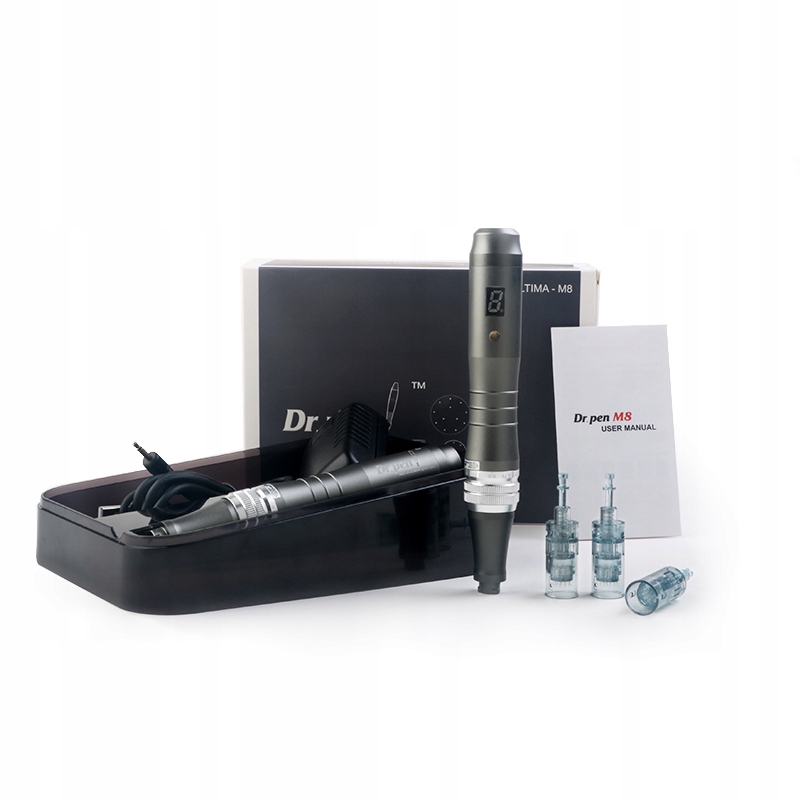

Dr Pen M8 Dermapen Pro Bezprzewodowy +10 kartridży