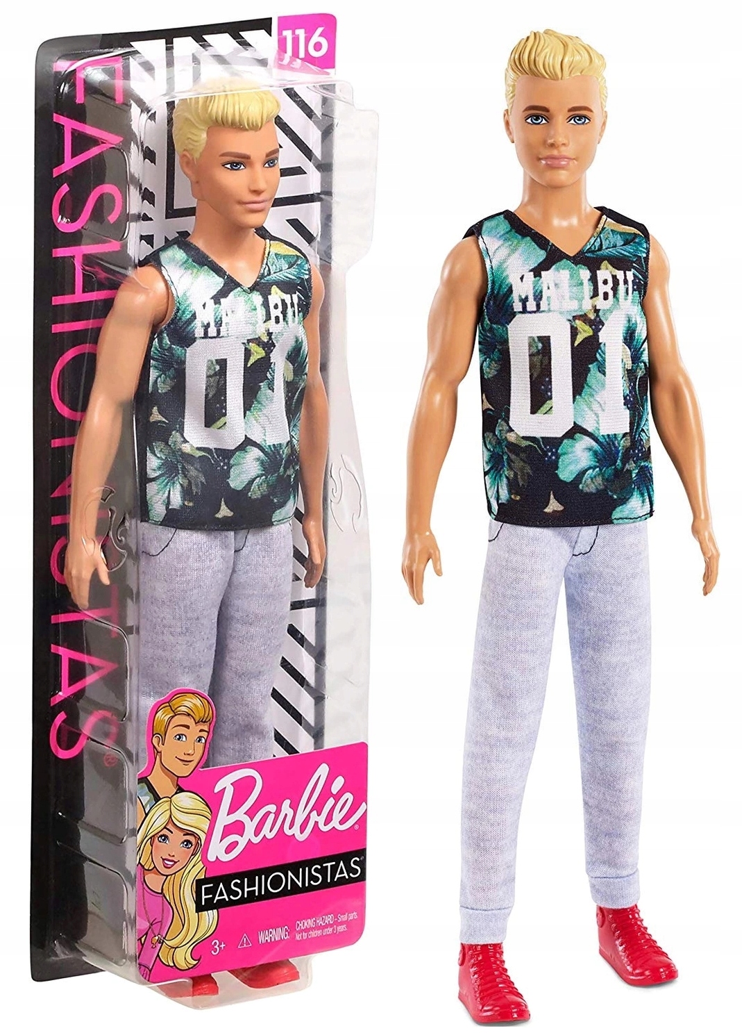

Barbie Fashionistas Stylowy Modny Ken FXL63
