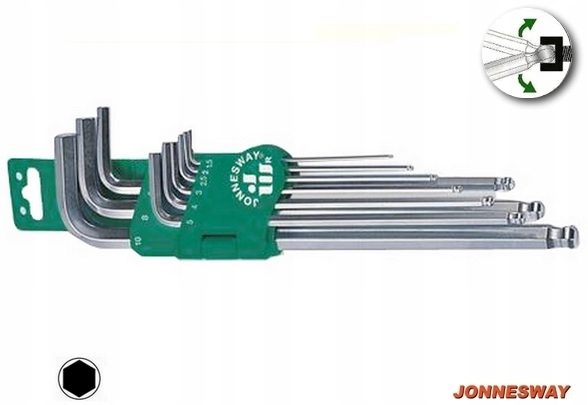 Zestaw Kluczy Ampulowych Imbus B.długich Jonnesway