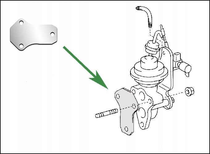 Zaślepka EGR TOYOTA Avensis Corolla Rav 4 2.0 D-4D Typ samochodu Samochody osobowe