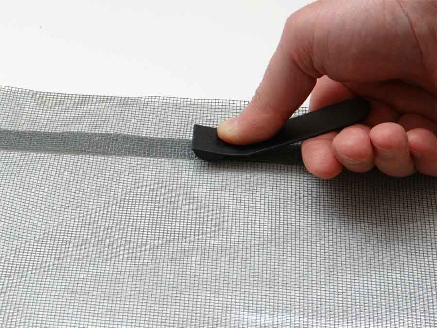 MOSKITIERA NA OKNO GRZEBYK DOCISKOWY TAŚMY RZEPOWE Marka inna