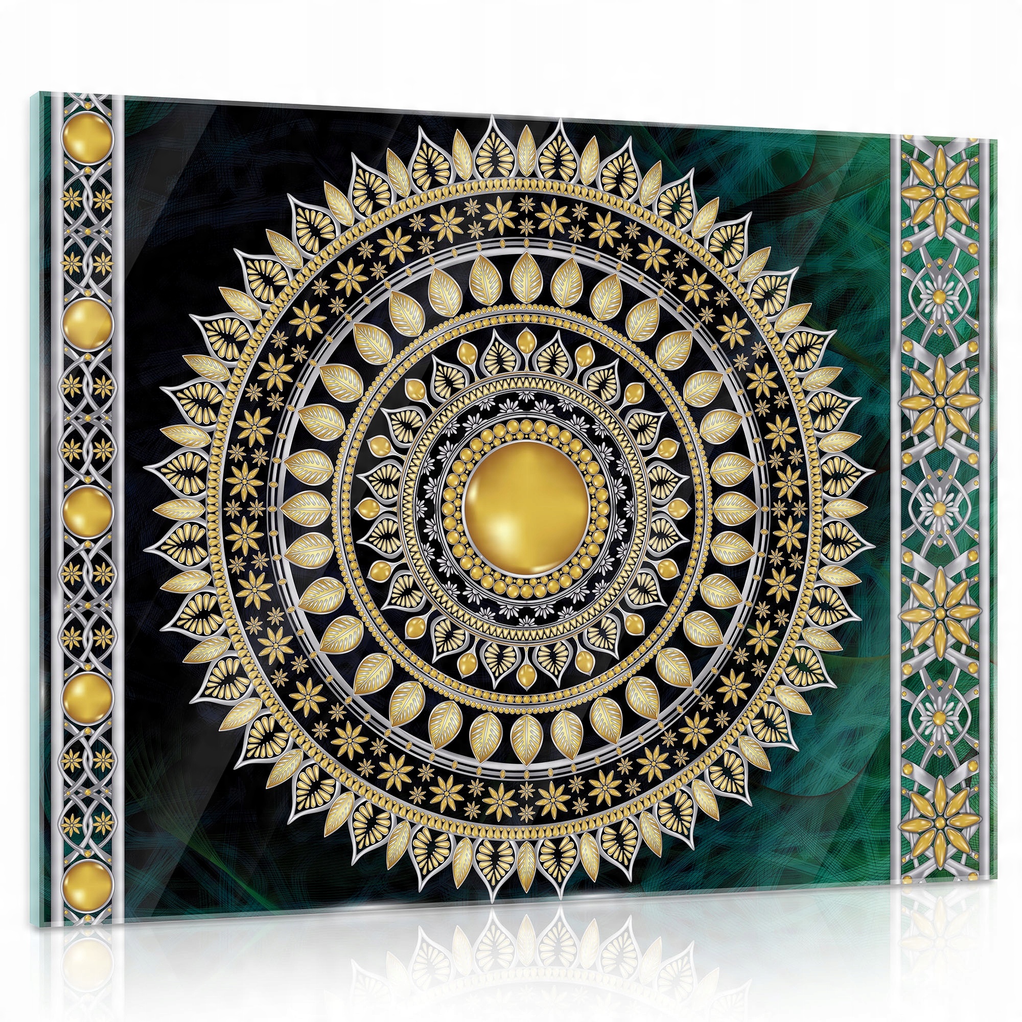 

Obraz na szkle szklany Mandala salon foto 80x60