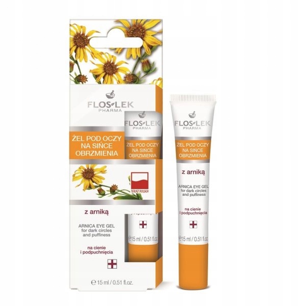 

Flos-lek Arnica żel pod oczy na sińce, obrzmienia