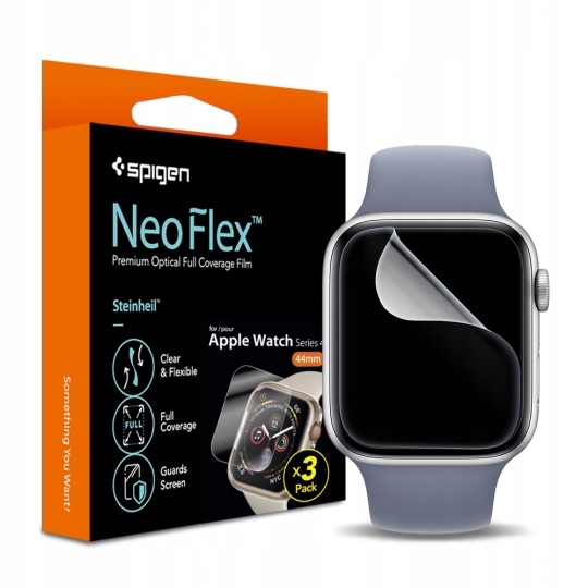 

Spigen Folia Apple Watch 4/5/6/SE 44MM Trzy Sztuki
