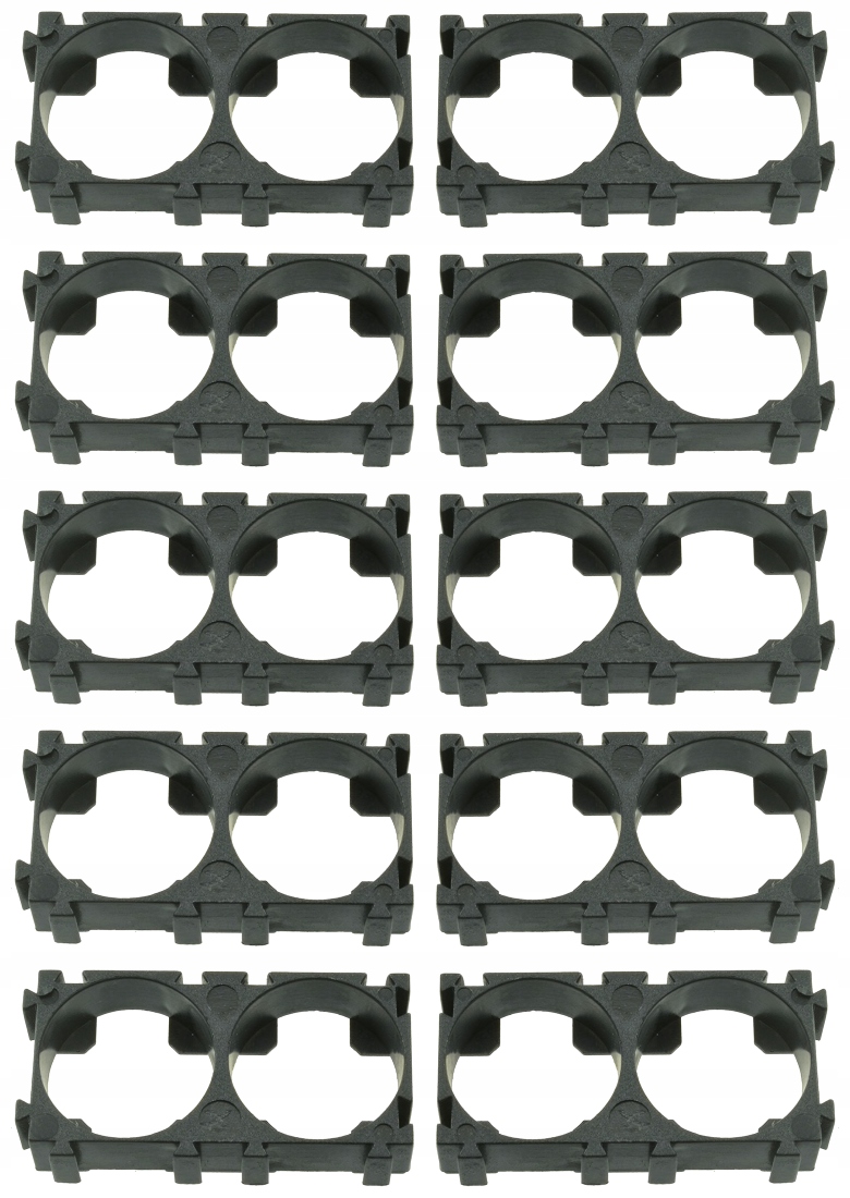 

10 szt. x 2P holder, uchwyt, koszyk do ogniw 18650