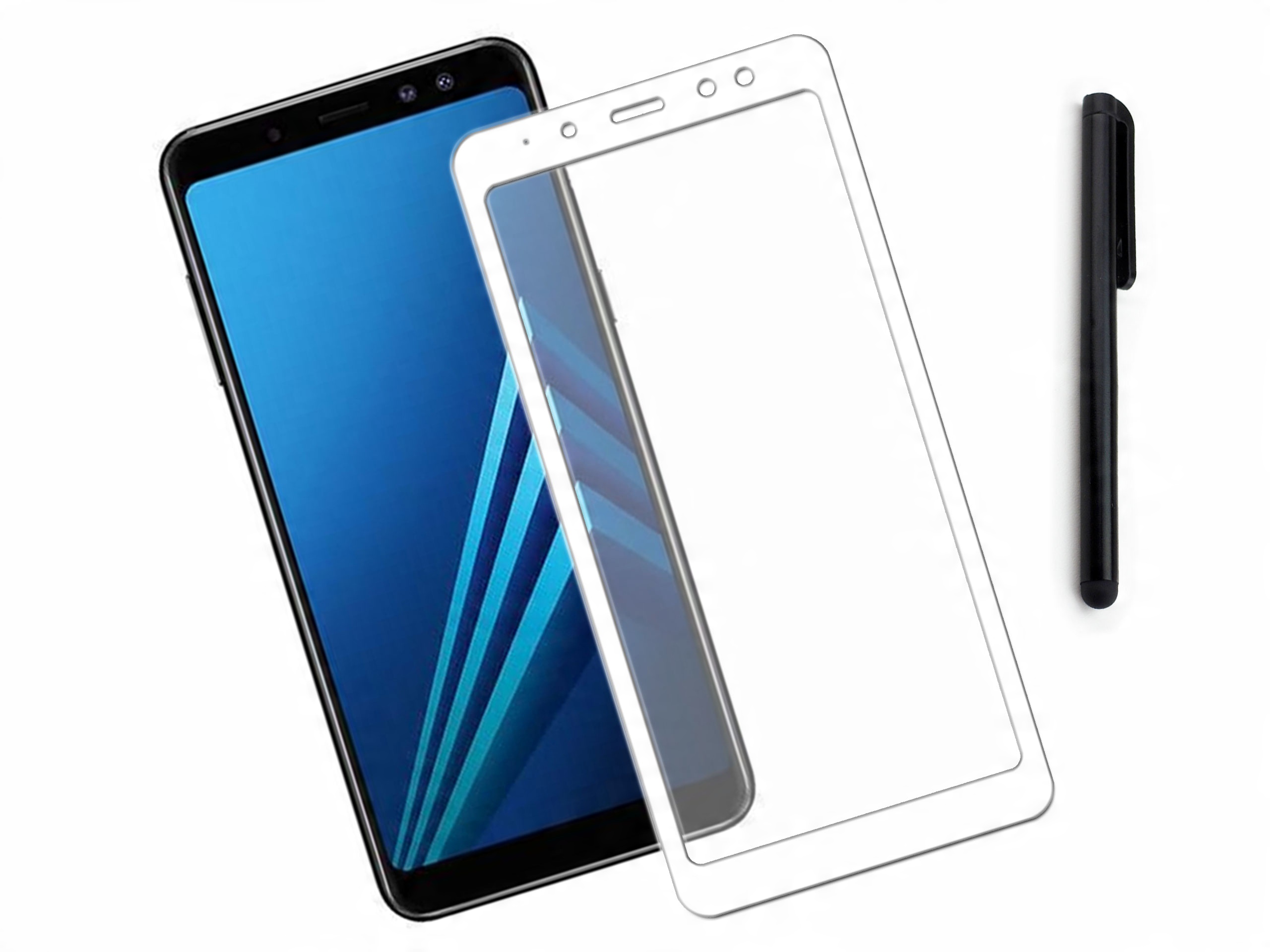 

Szkło hartowane 3D Samsung Galaxy A8 2018 Białe