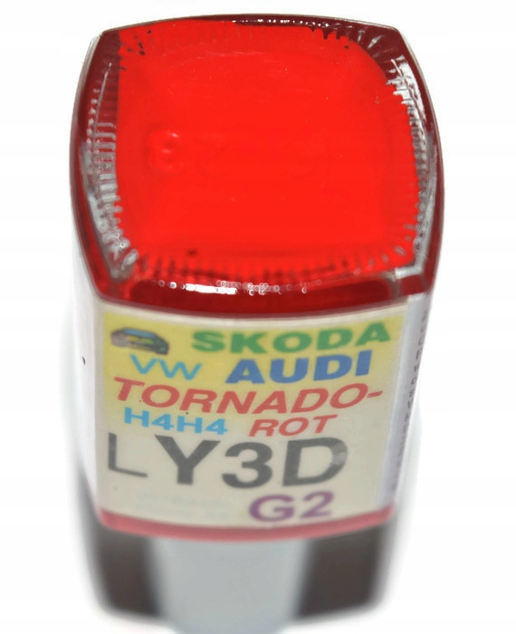 VW LY3D TORNADO ROT LAKIER ZAPRAWKA DO RYS ARA 10 ML