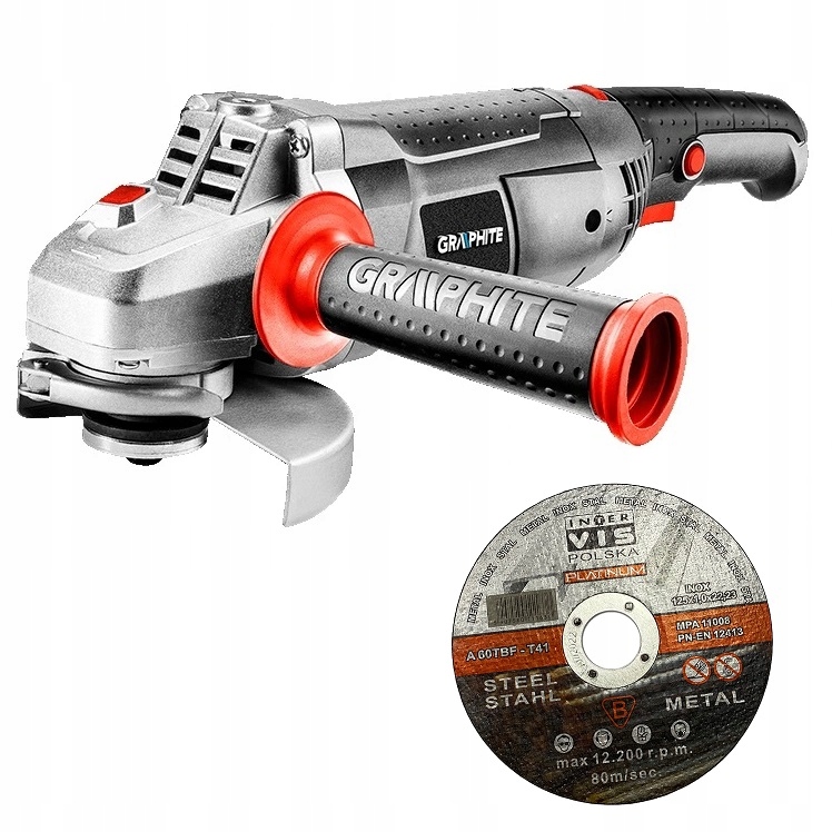 SZLIFIERKA KĄTOWA 1200W TARCZA 125 X 22.2 MM