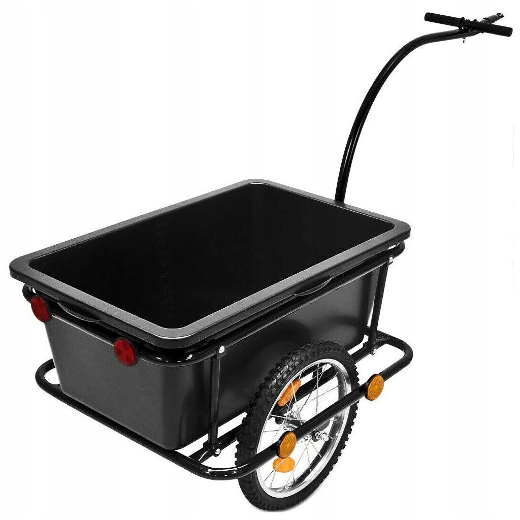 Przyczepka Rowerowa z 90-litrową plastikową Wanna