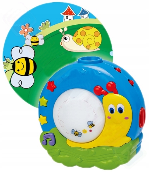 

Projektor muzyczny lampka Ślimaczek