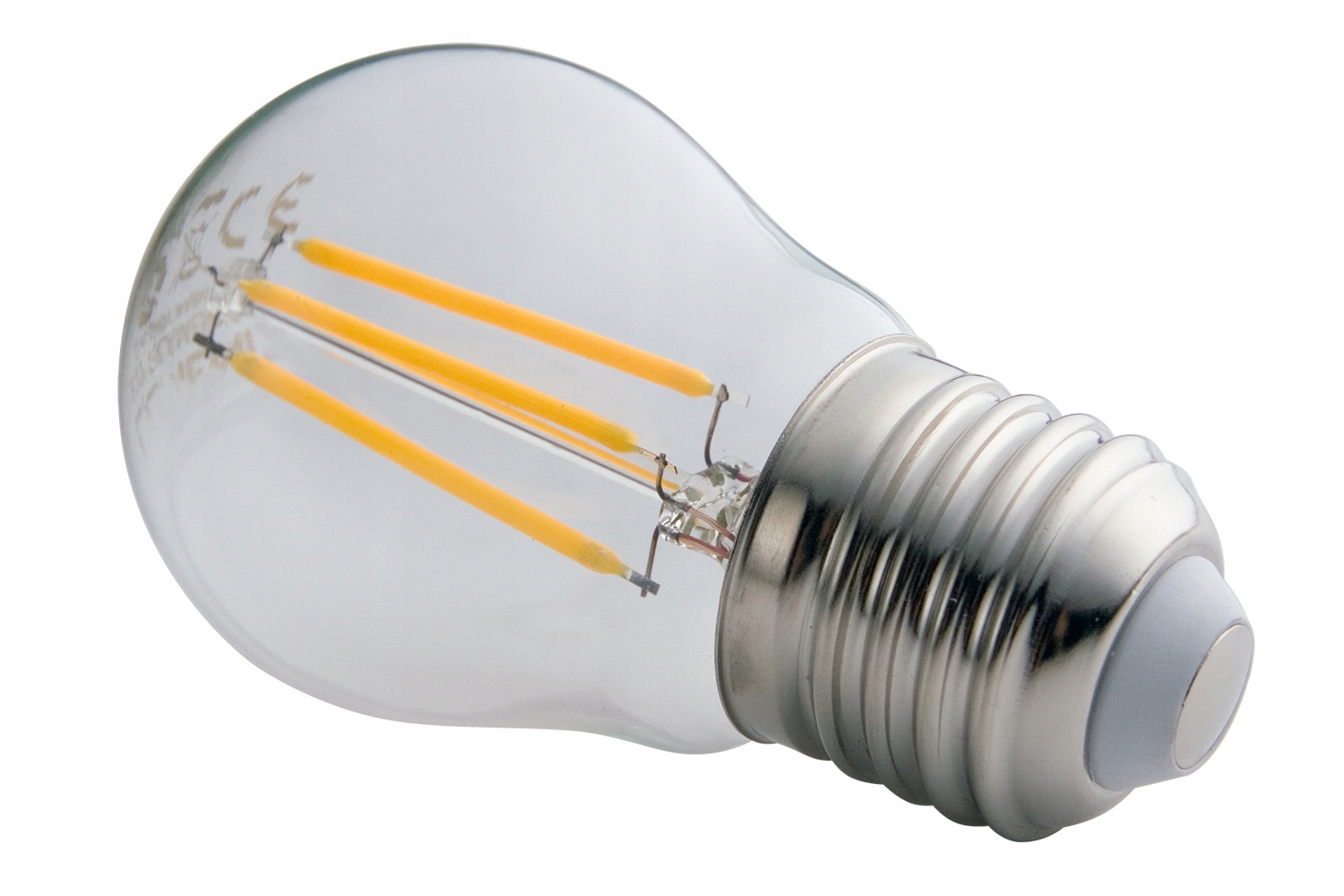 

Żarówka E27 Led Filament 4W Ciepła 45mm Edison 480