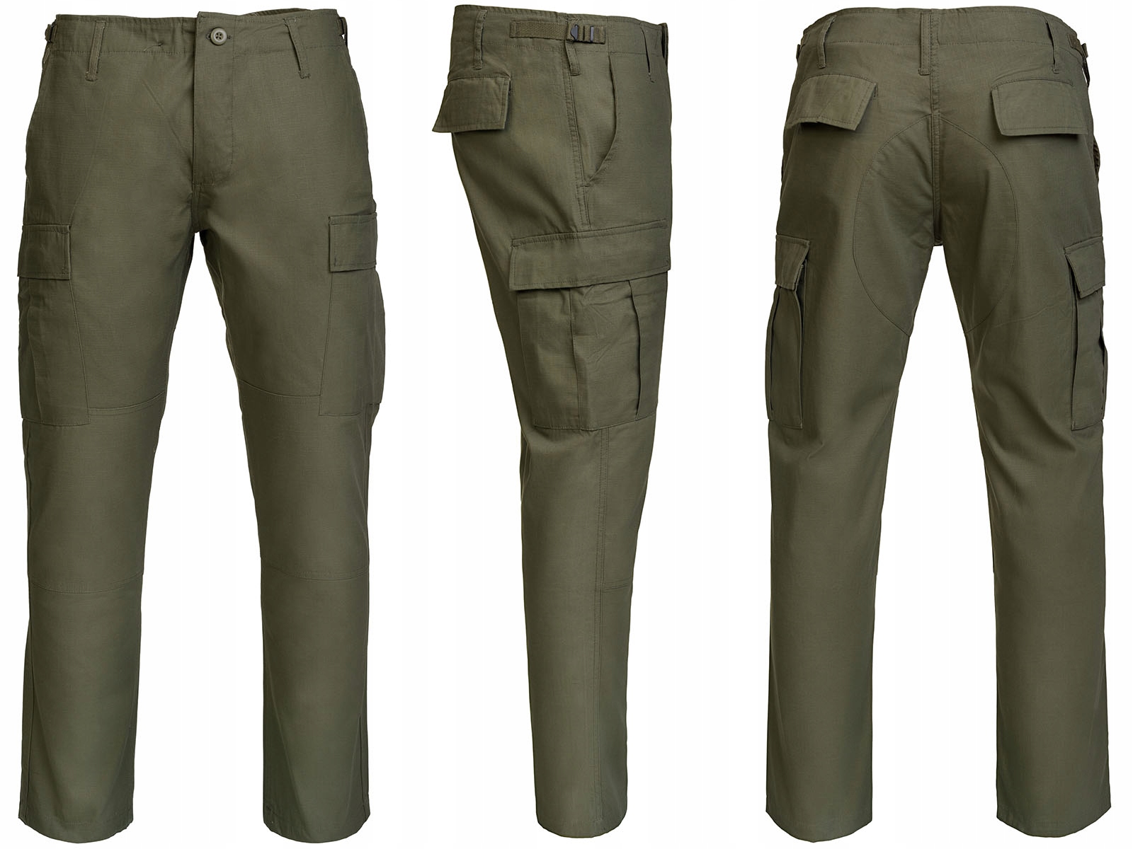 

Wojskowe Spodnie Bdu RipStop Slim Fit Olive - L