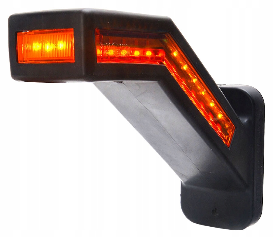 LAMPA OBRYSOWA LEDA KIERUNEK STOP NACZEPY LAWETY Installation side right side
