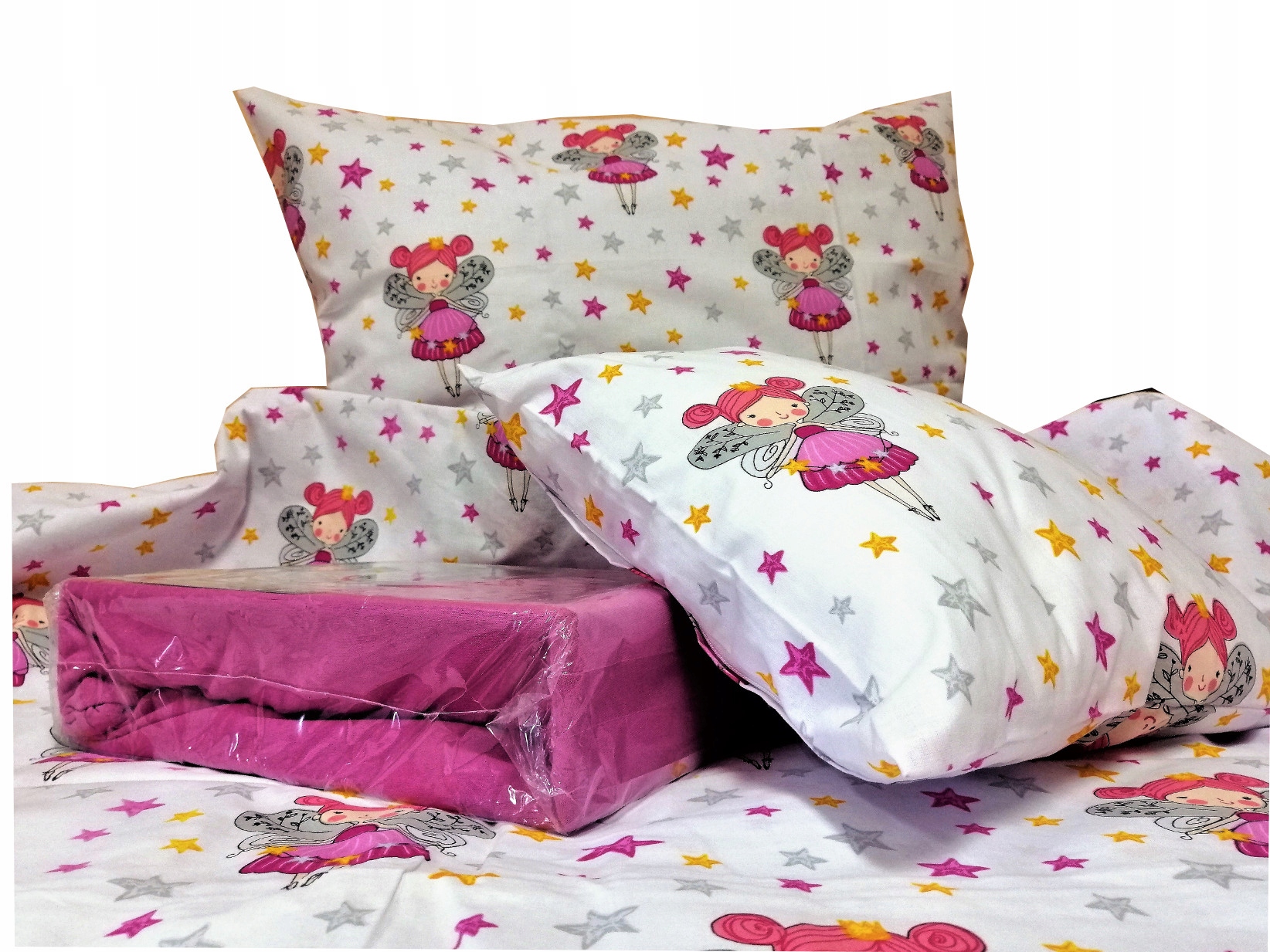 Povlečení Víla B 140x200+1x7/8 prostěradla 90x200