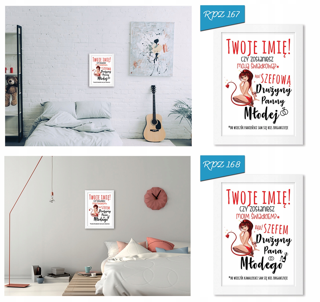 Dyplom w ramce zaproszenie dla ŚWIADKÓW ŚWIADKOWEJ Wykończenie papieru nie dotyczy