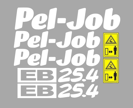 Samolepky s lepením Pel-job Eb 25.4