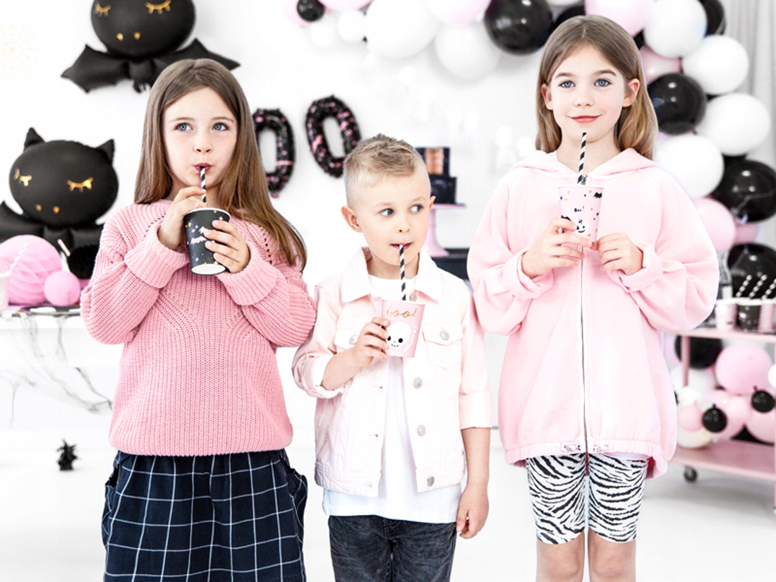 KUBECZKI JEDNORAZOWE PAPIEROWE HALLOWEEN-6SZT-9131 Pojemność 220 ml