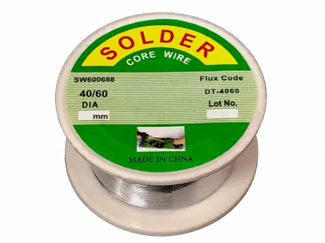 

Cyna Do Lutowania Spoiwo Drut 0.8 MM Rolka 50 G