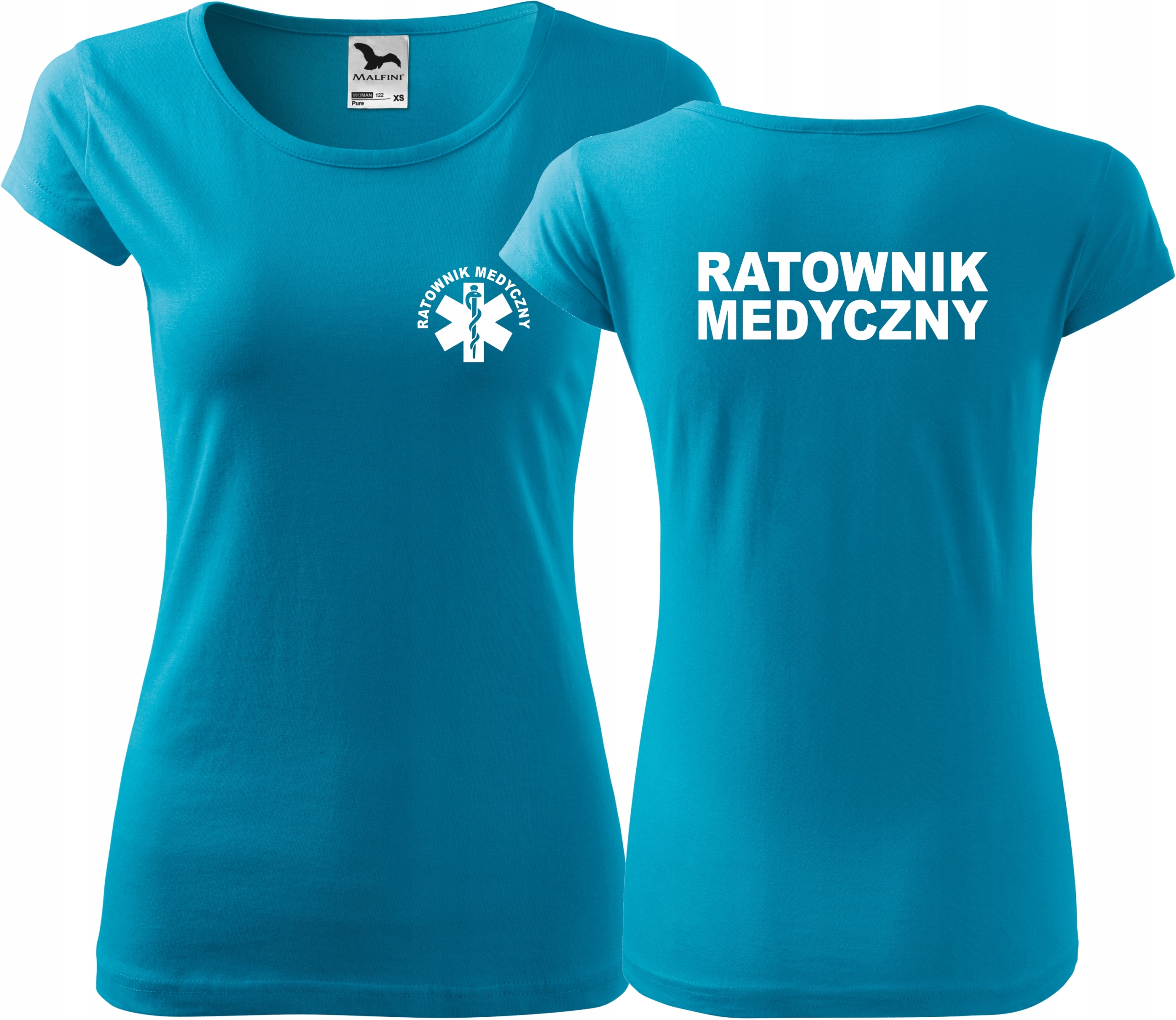 

Koszulka damska Pure nadruk Ratownik Medyczny Xs