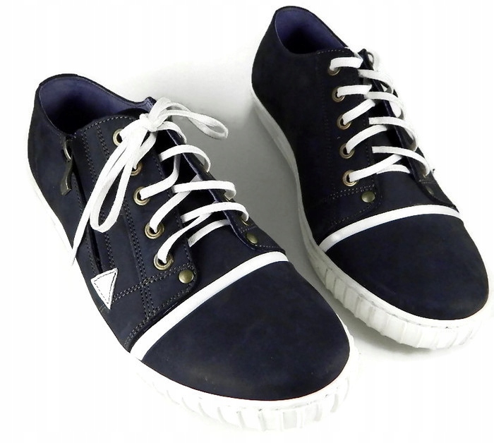 TRAMPKI ZE SKÓRY NATURALNEJ ZAMEK PRODUKT POLSKI Rozmiar 43