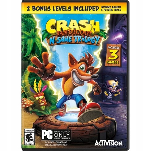 Crash Bandicoot N. Sane Trilogy Steam Nowa Gra Pc