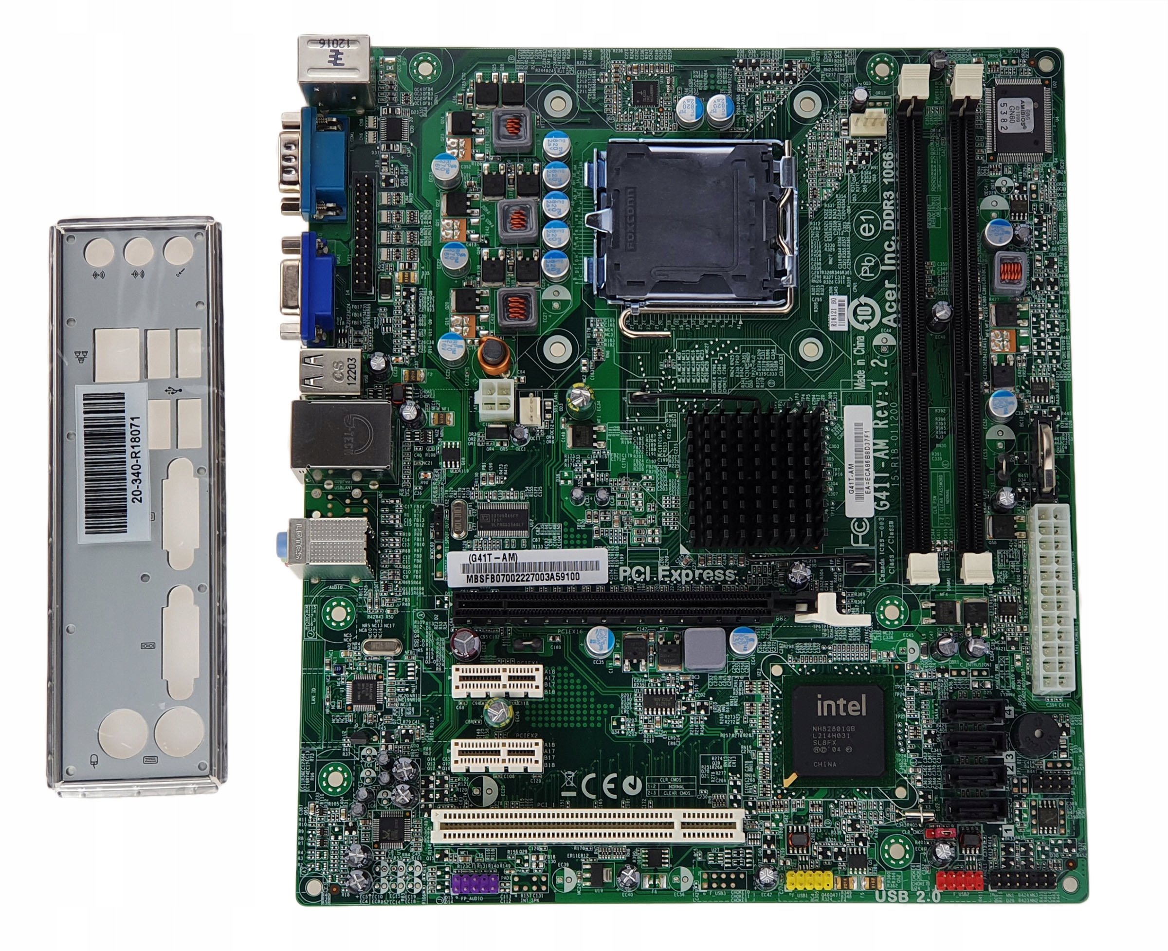 

Płyta Acer Intel G41T-AM Quad Vga X4500 2xDDR3 775