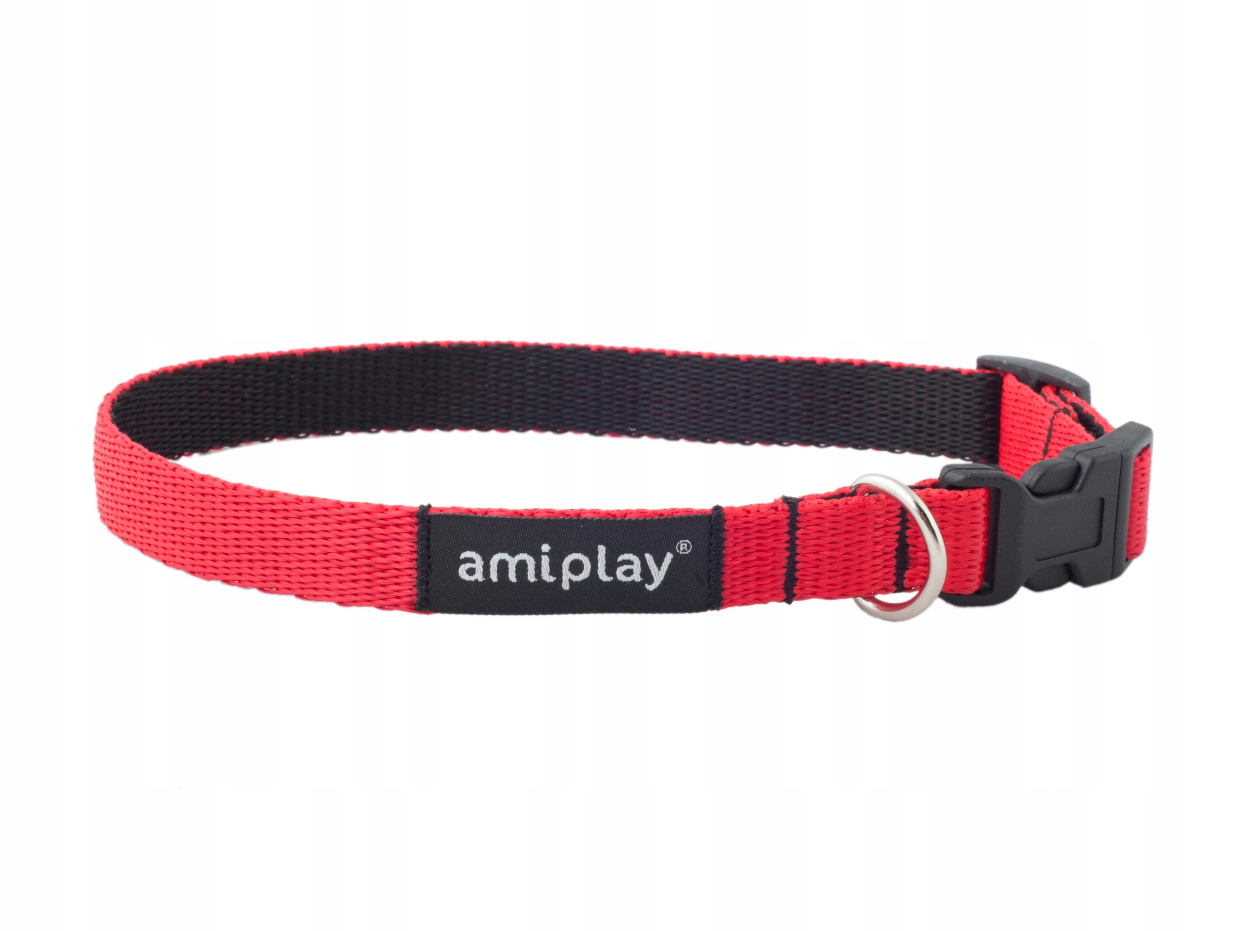 

amiplay Obroża regulowana Twist L Czerwona