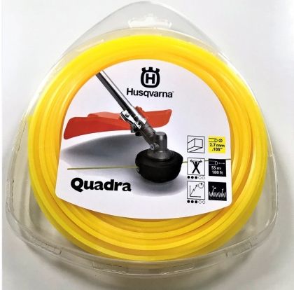 

Żyłka Tnąca Kwadrat Husqvarna 2,7mm x 55m Quadra