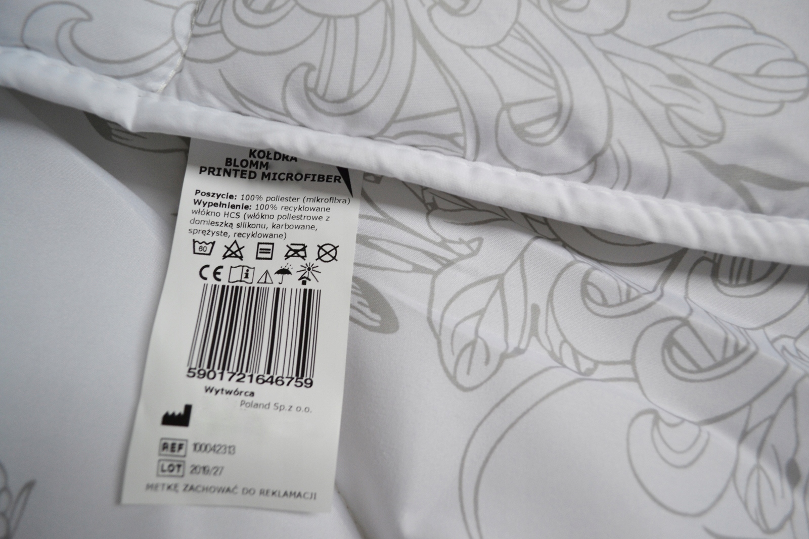 KOŁDRA ANTYALERGICZNA 140x200 CAŁOROCZNA MEDYCZNA Marka Wendre