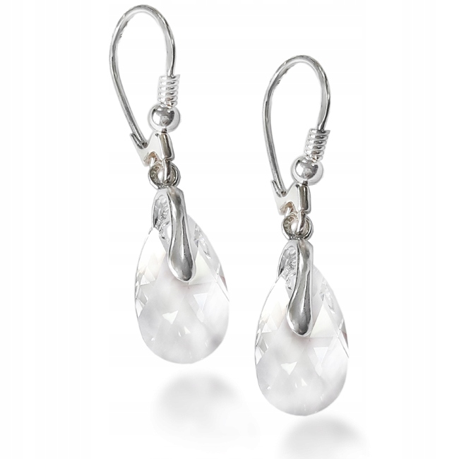 

Swarovski - Kolczyki Srebrne - Kryształy Crystal
