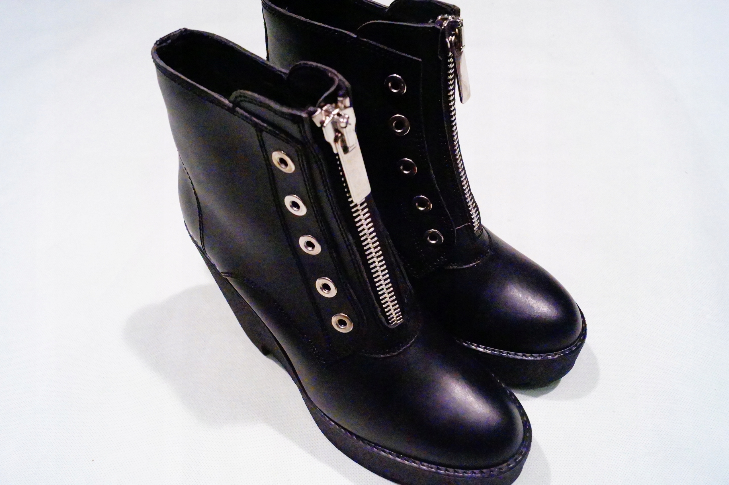 DIESEL BLACK GOLD RHEA Czarne Skóra 36 Rozmiar 36