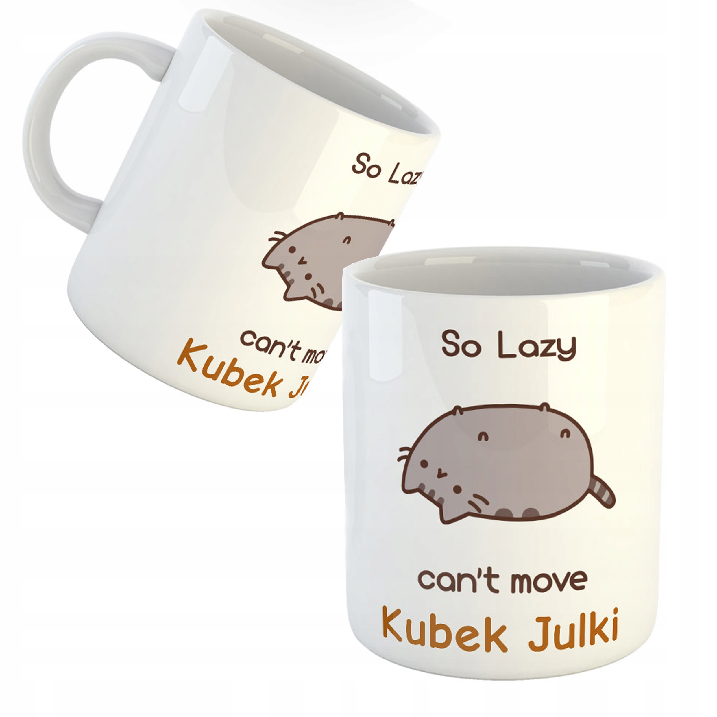 

Kubek + Kartonik Pusheen Prezent Urodziny + Imię