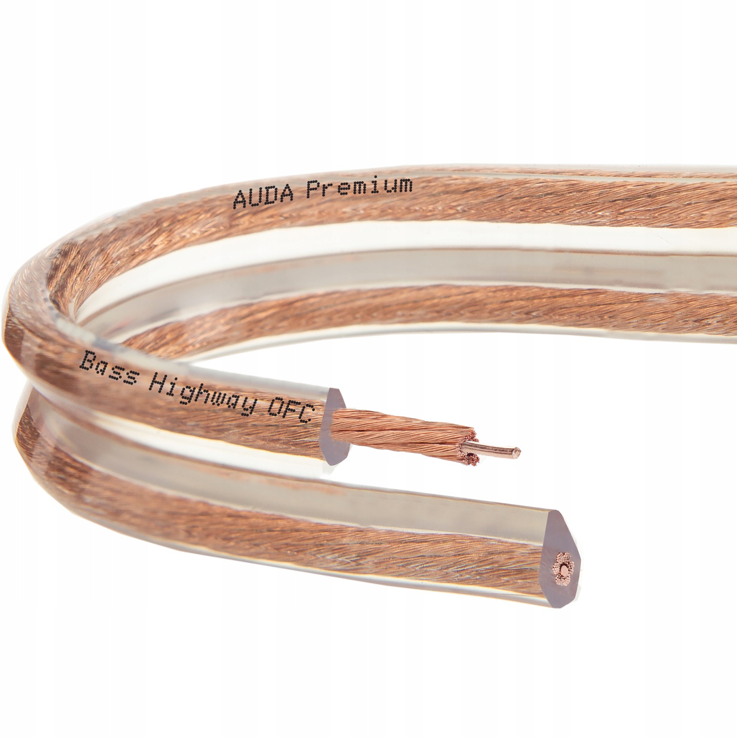

Auda Kabel głośnikowy Premium Bass Cu Ofc 2x4