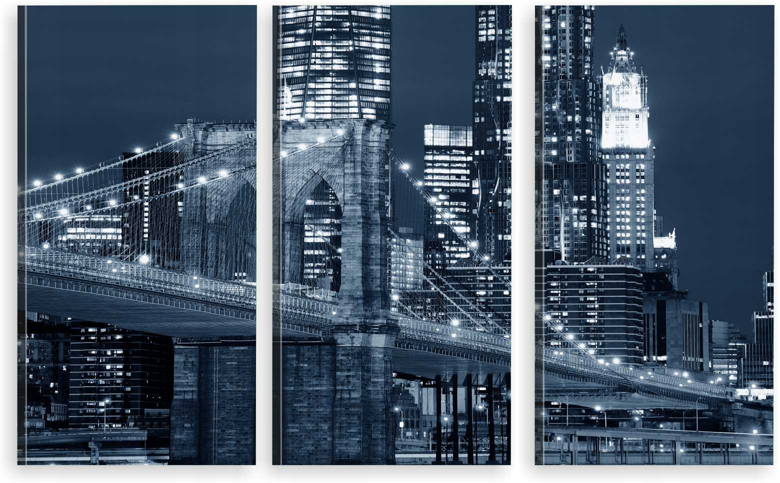 

Tryptyk Obraz Na Ścianę Manhattan Nocą 800 Wzorów