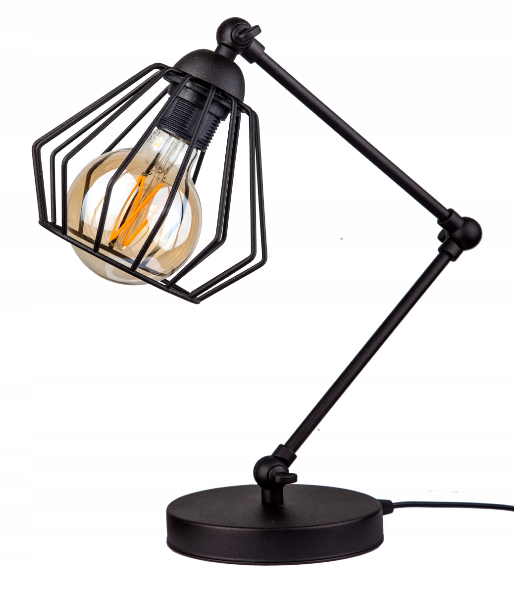 LAMPKA STOJĄCA BIURKOWA STOŁOWA DIAMENT LOFT RETRO