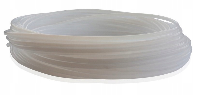 Wąż wężyk przewód silikonowy biały 5/8 mm