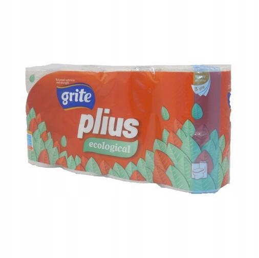 

Papier Toaletowy Grite Plius 8 Rolek, 3 Warstwowy