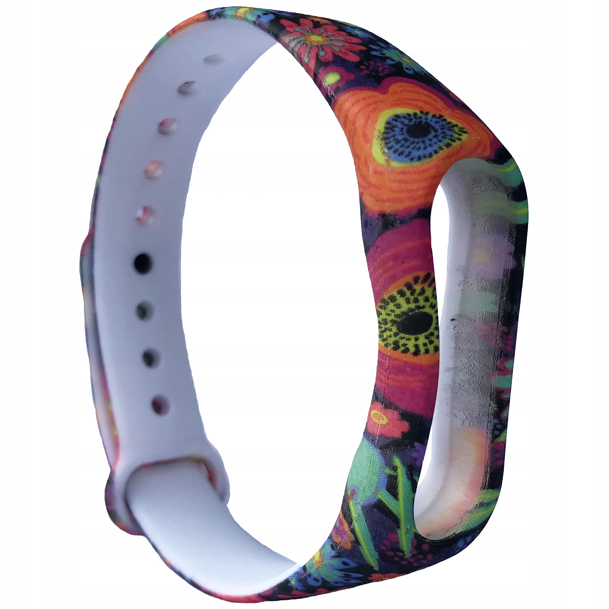 

Xiaomi MI BAND2 opaska zamienna Czarna Kwiecista