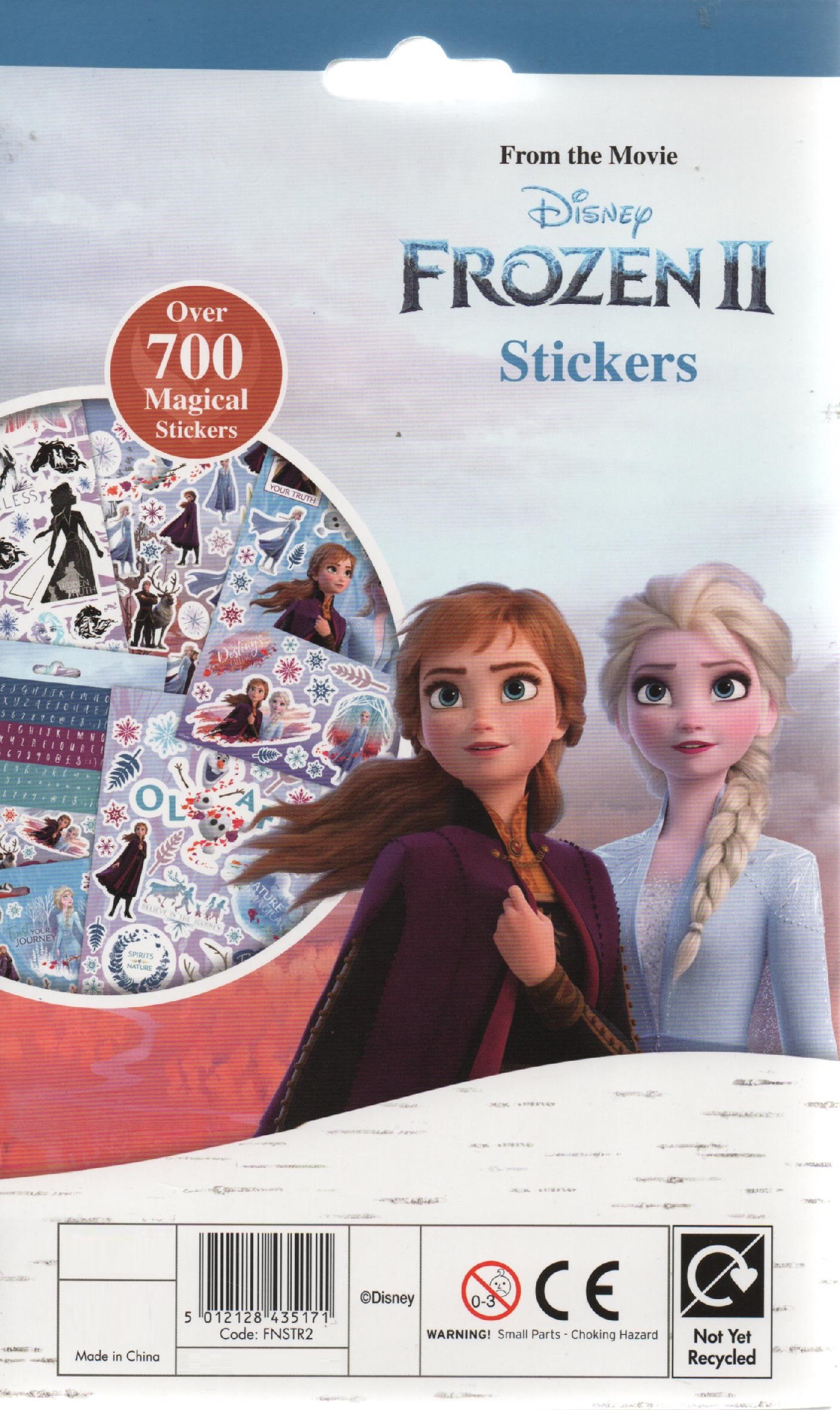 Naklejki Nalepki Frozen 2 Elsa Ana 700 Kraina Lodu EAN (GTIN) 5012128435171