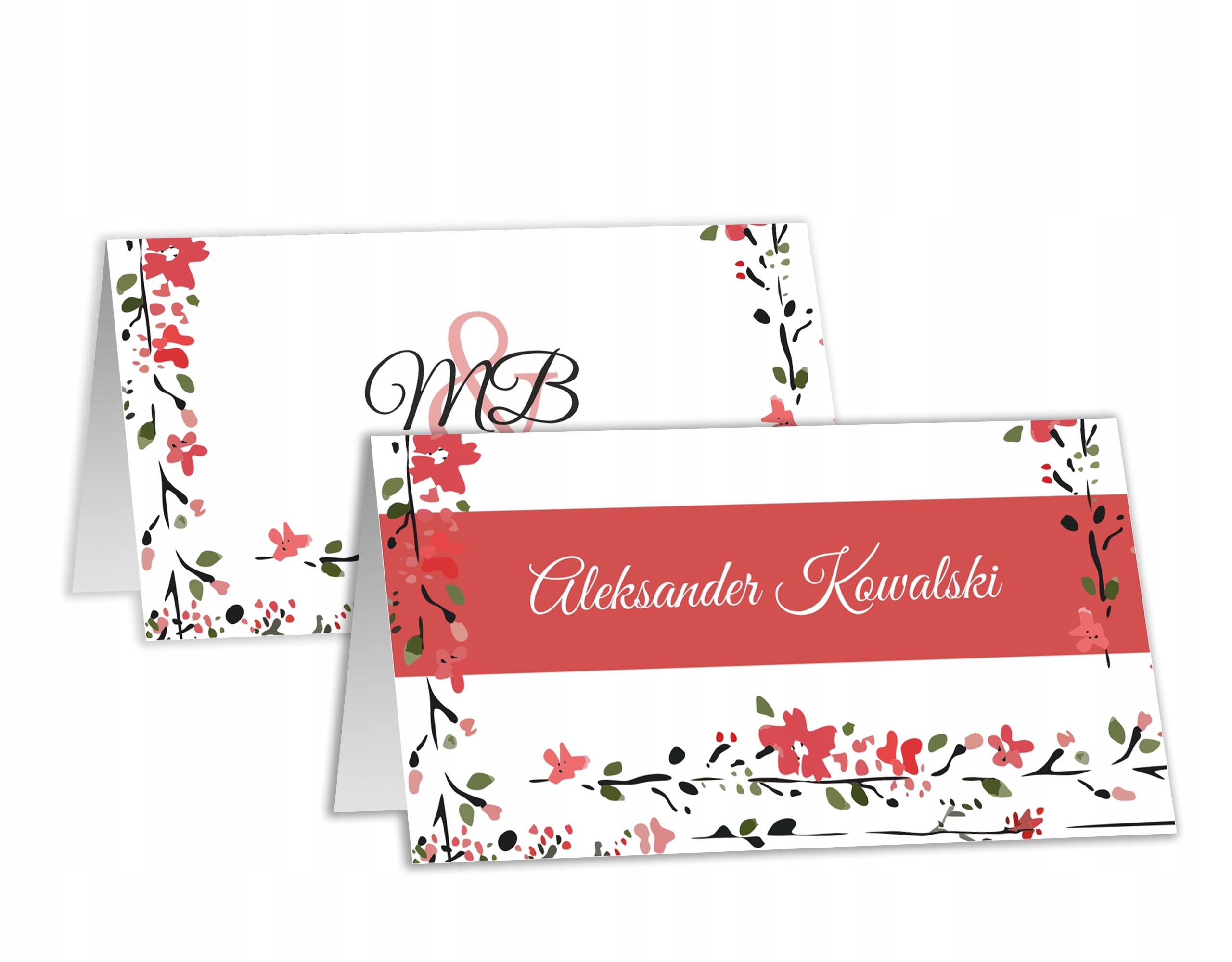 WINIETKI WIZYTÓWKI WESELNE NA STÓŁ rustykalne Marka inna