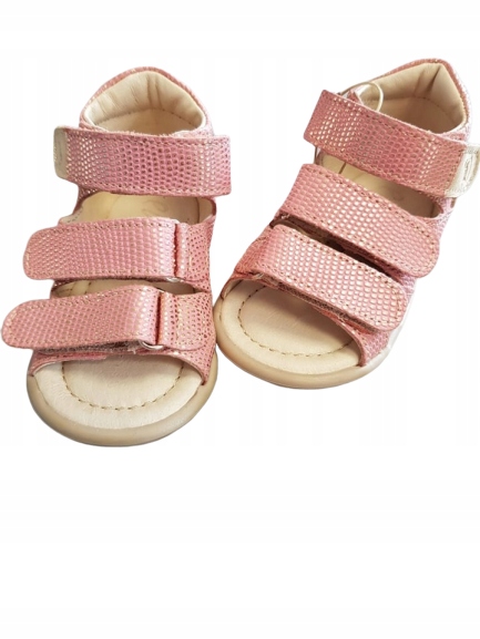

Sandały dziewczęce Emel 2386-15 różowe rzepy 20