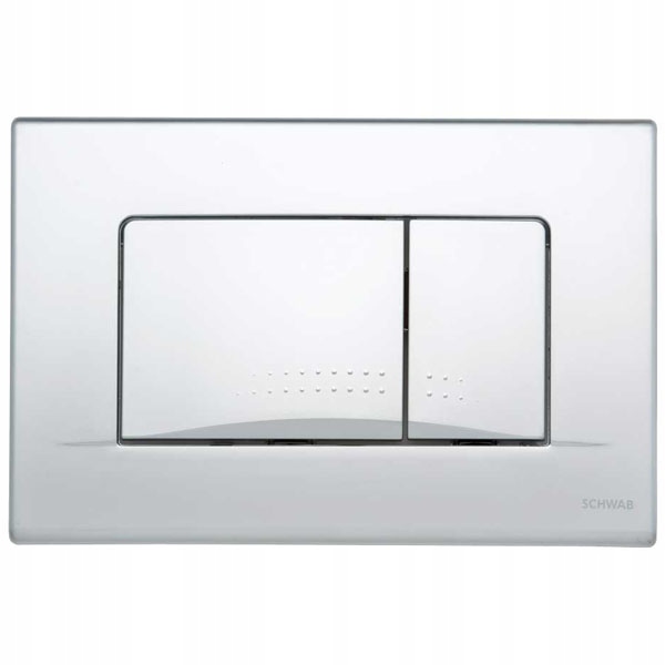 Przycisk spłukujący WC Schwab Dots Duo chrom