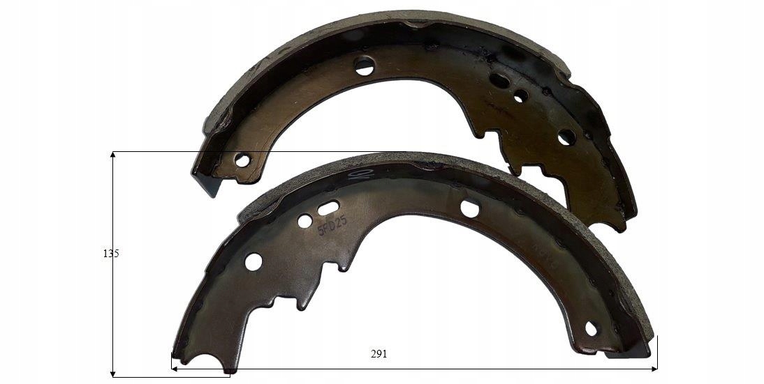 00112854 - ТОРМОЗНЫЕ КОЛОДКИ ВИЛОЧНЫЙ ПОГРУЗЧИК TOYOTA 5 6 7 8 25