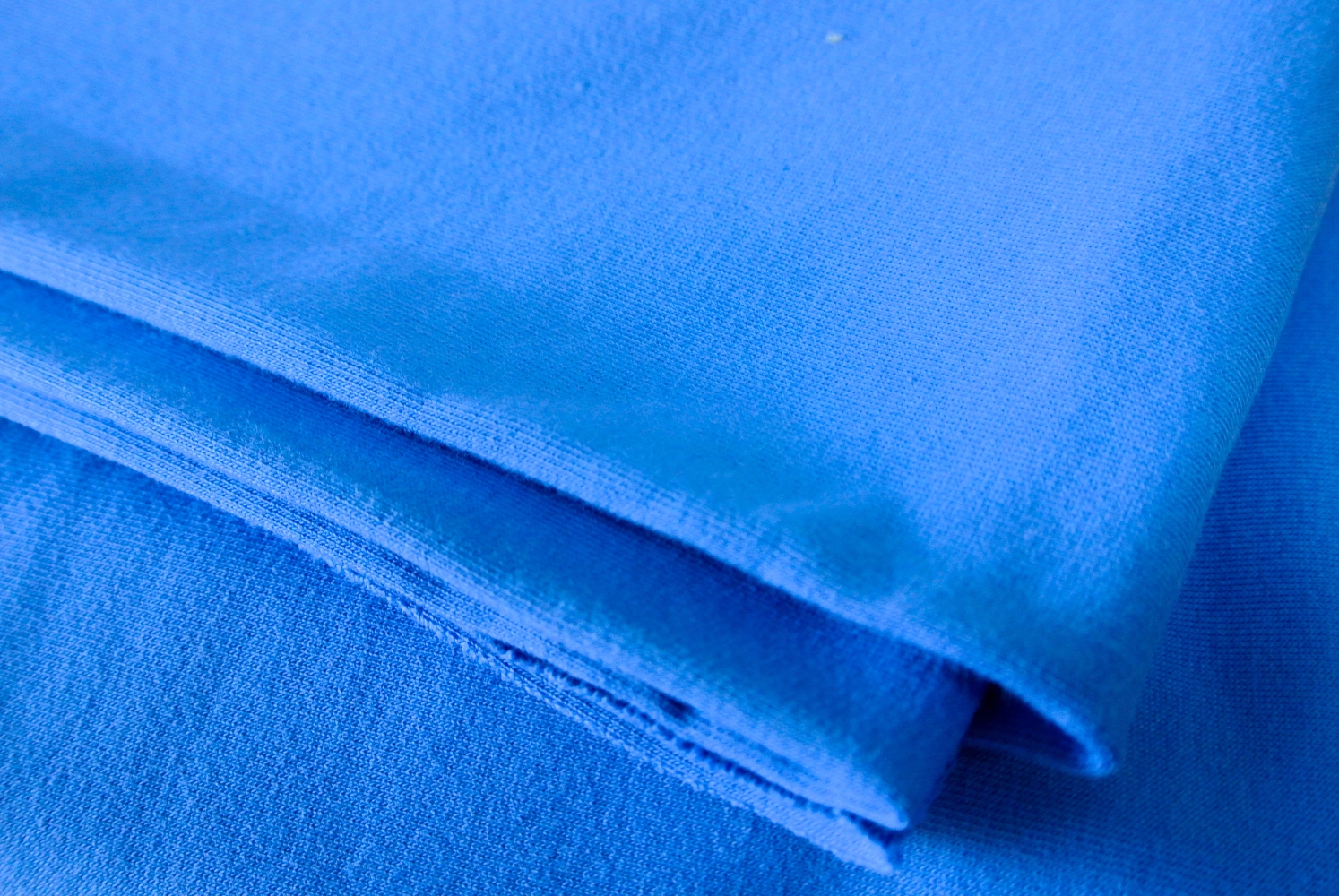 

Dresówka Bawełna Pętelka Gładka blue chaber Fq